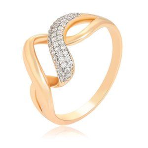 Luxe Lattice Cubic Zirconia Fashion Ring